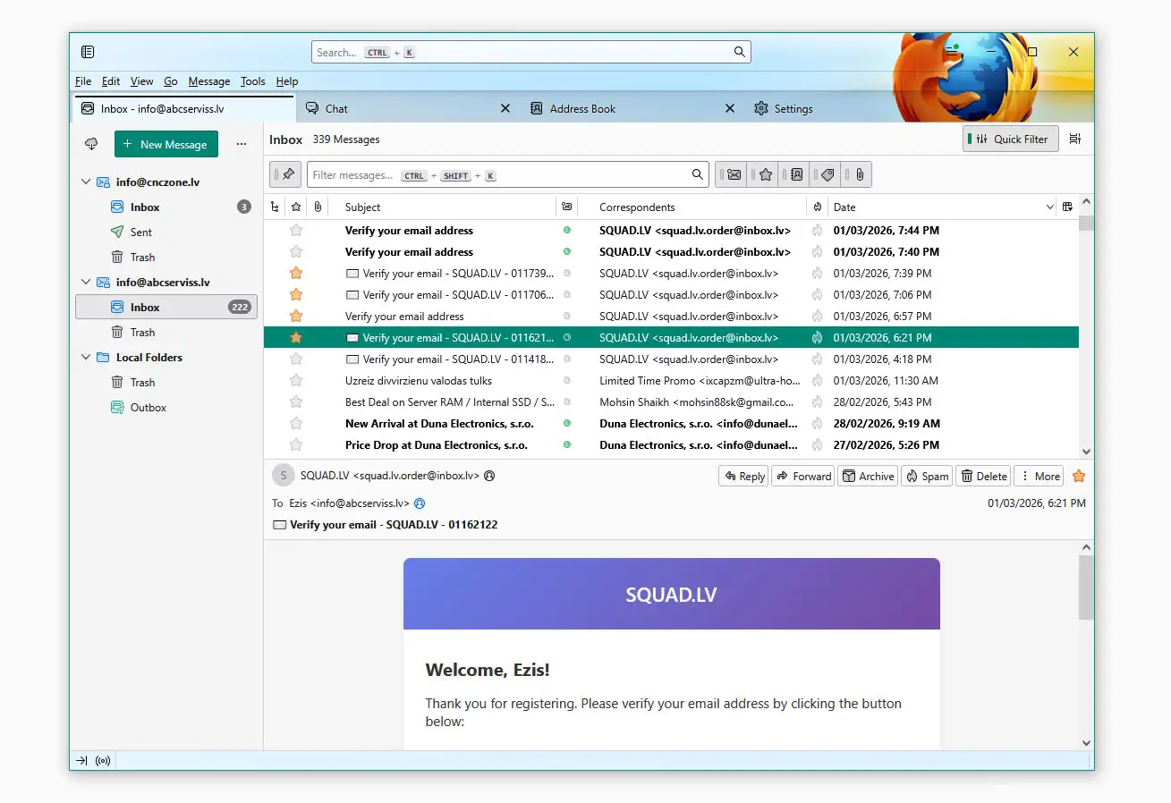 Promail preview